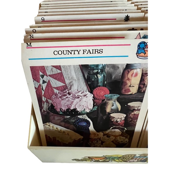 Vintage 1973 McCall's Great American Recipe Card Collection w/Box and Index - Picture 13 of 15